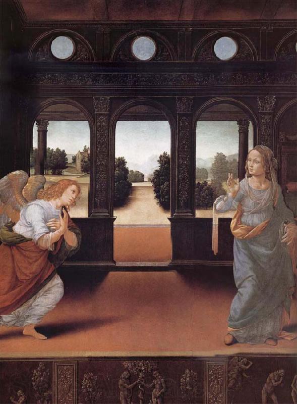 LORENZO DI CREDI The Anunciaction Spain oil painting art
